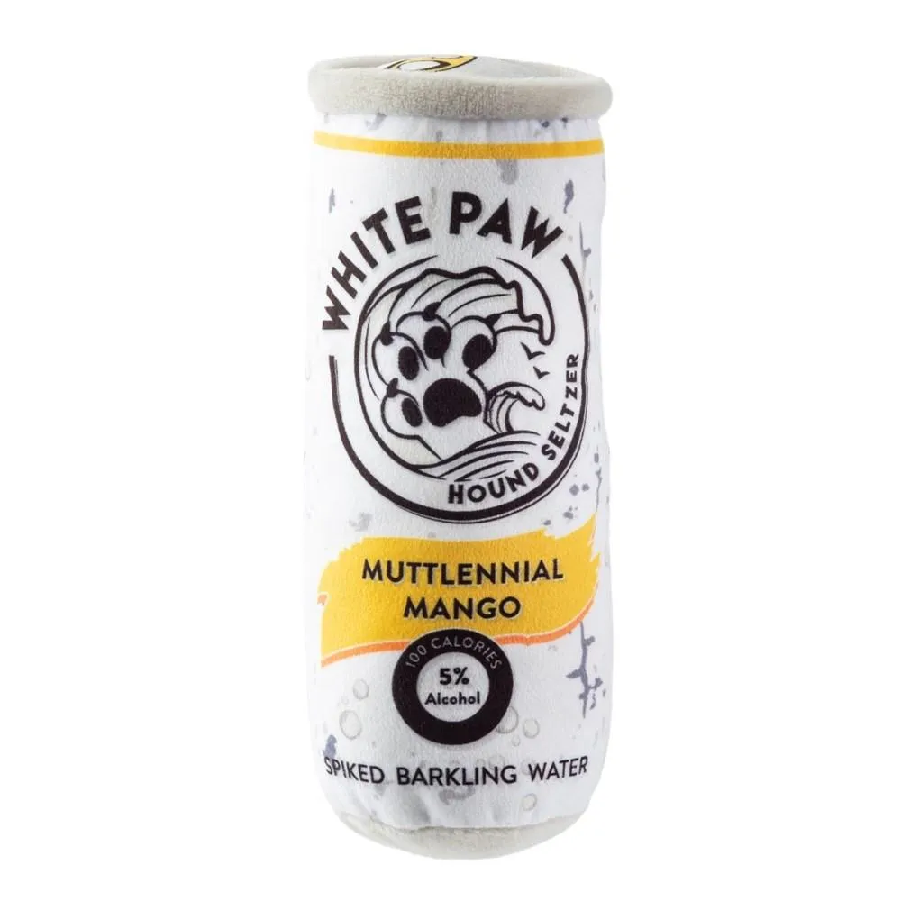 White Paw Plush Drink Toys