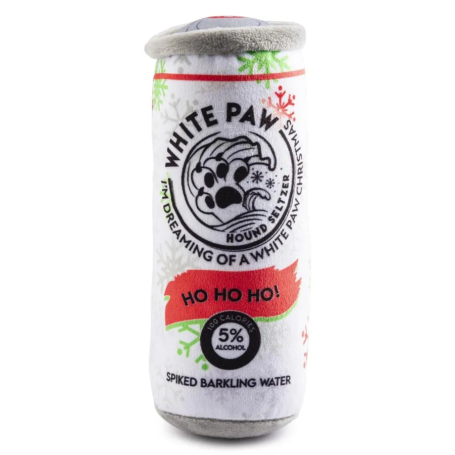White Paw Plush Drink Toys