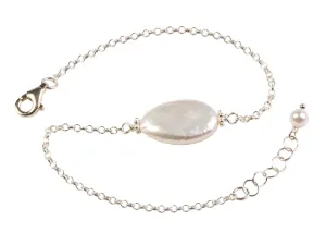 White Pearl Bracelet