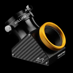 William Optics Dura Bright Carbon Fiber 2" Dielectric Diagonal with 99 % Reflectivity Threads for SCT Scopes - D-DIG2D-C-DB-SCT