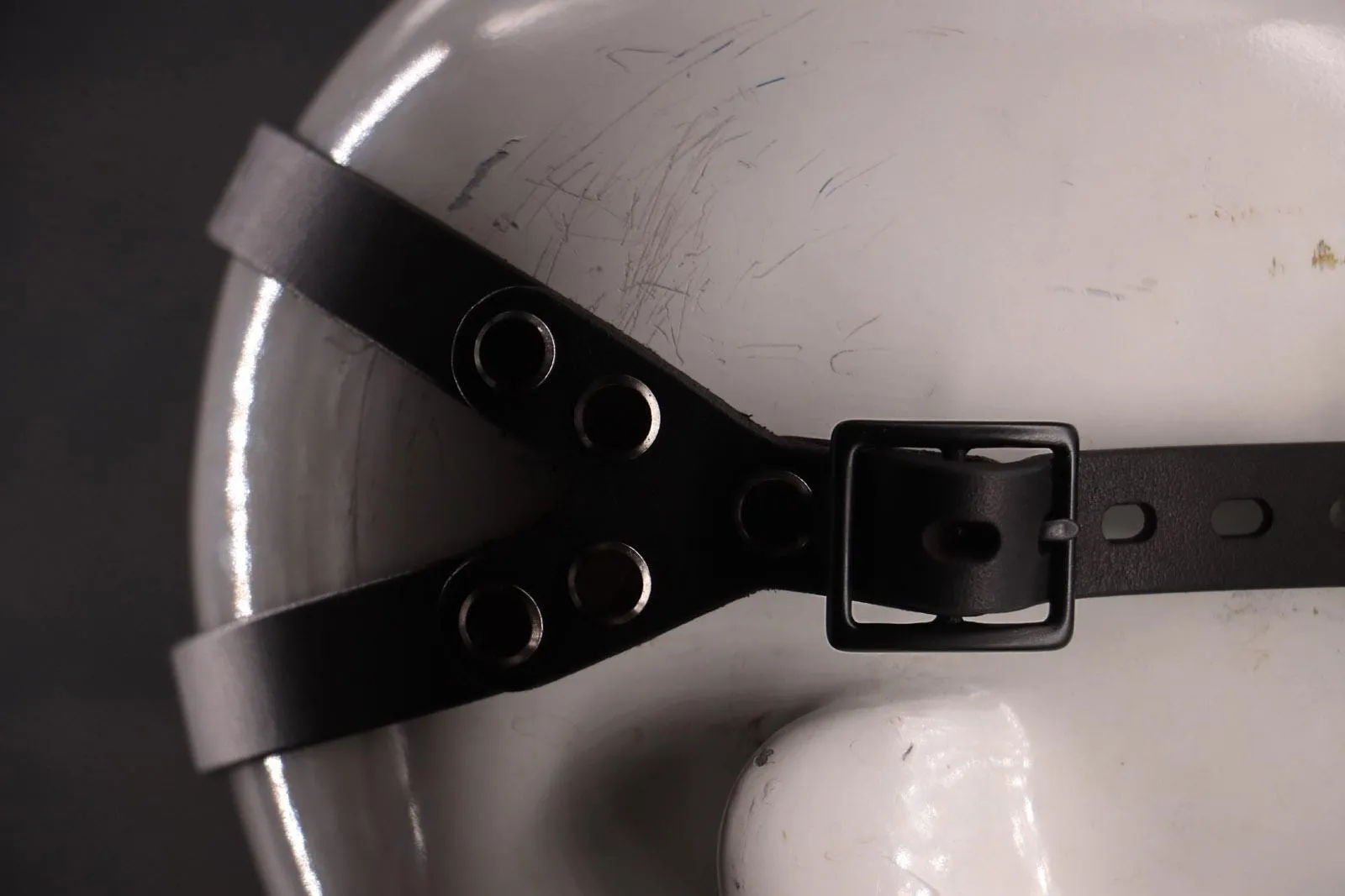 Winged Mask - Black with Black Hardware