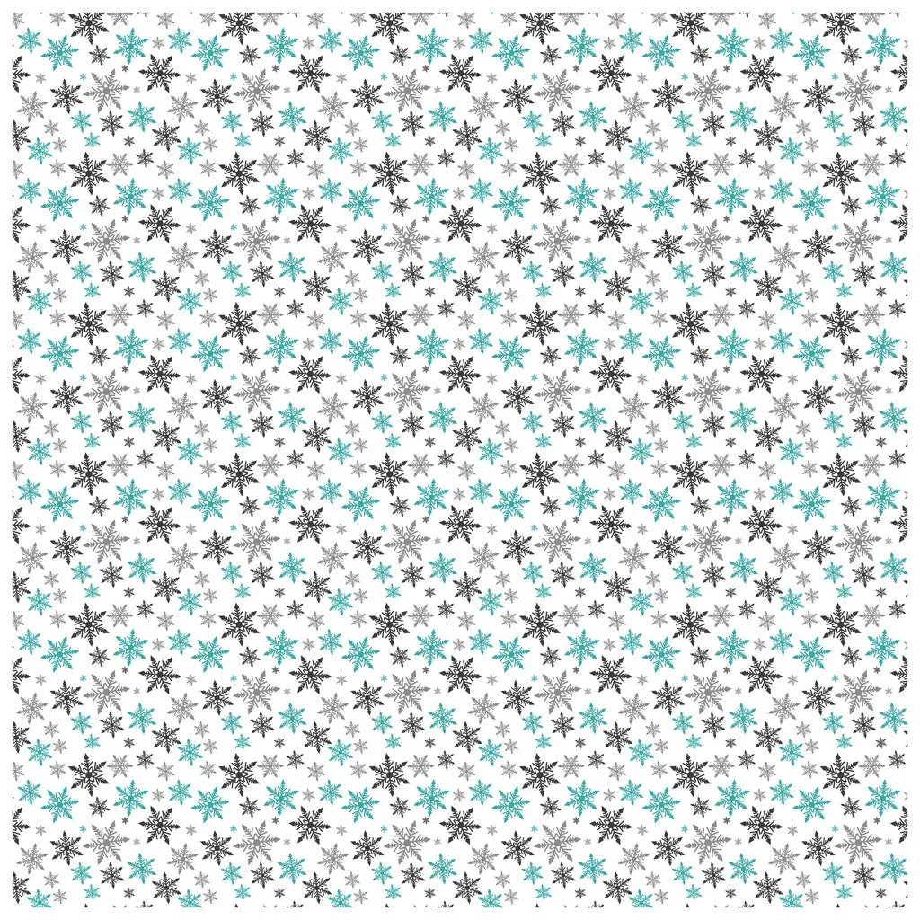 Winter Snowflake Heat Transfer Vinyl Sheet