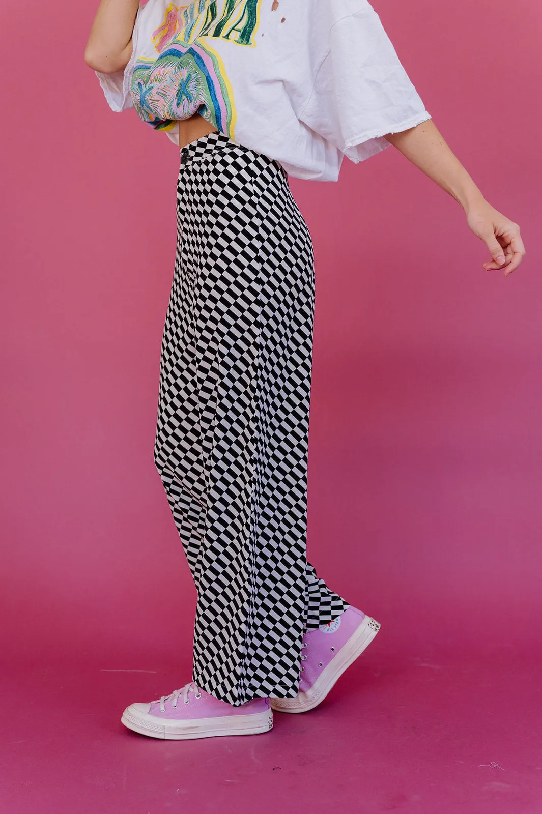 With The Band Checkered Pant *RESTOCKED*