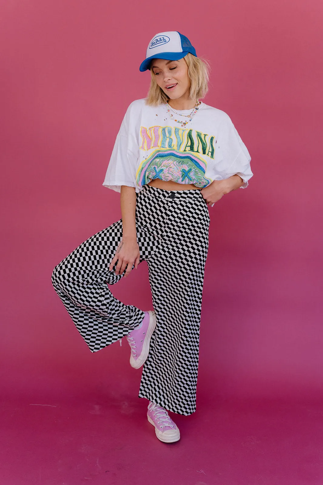With The Band Checkered Pant *RESTOCKED*