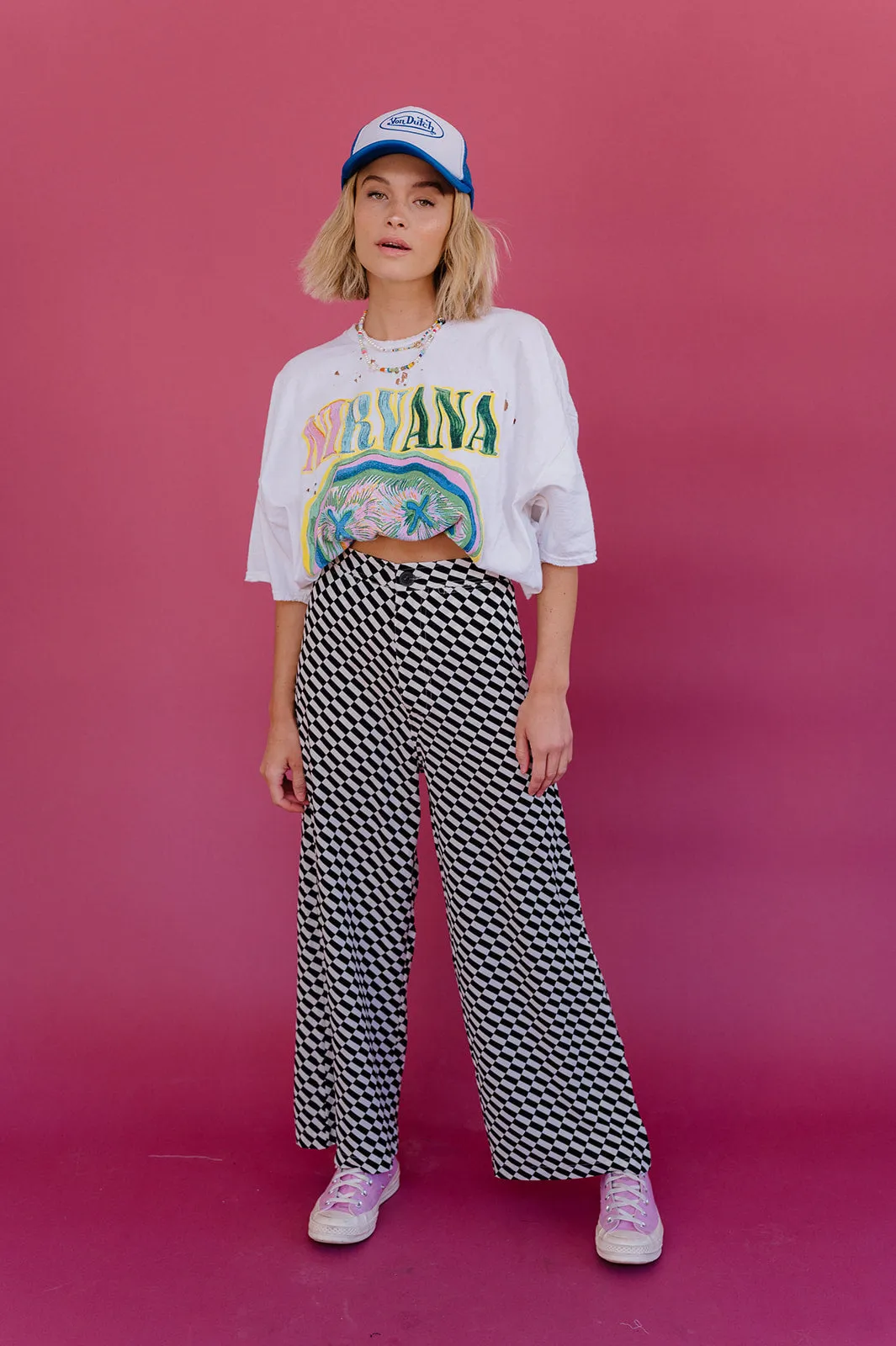 With The Band Checkered Pant *RESTOCKED*