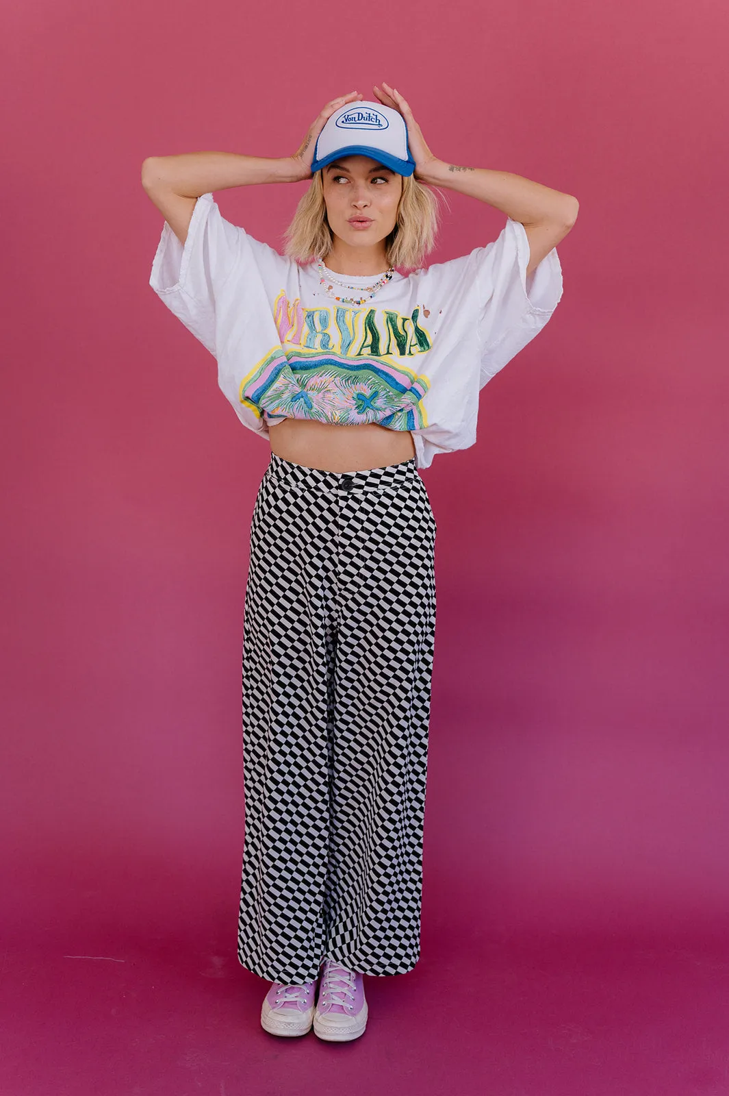 With The Band Checkered Pant *RESTOCKED*