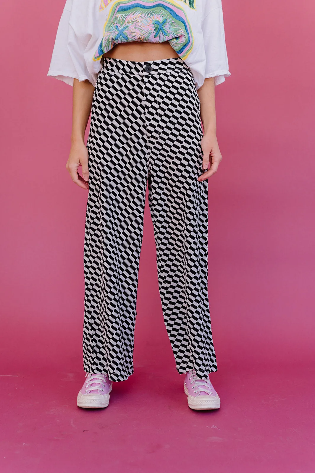 With The Band Checkered Pant *RESTOCKED*