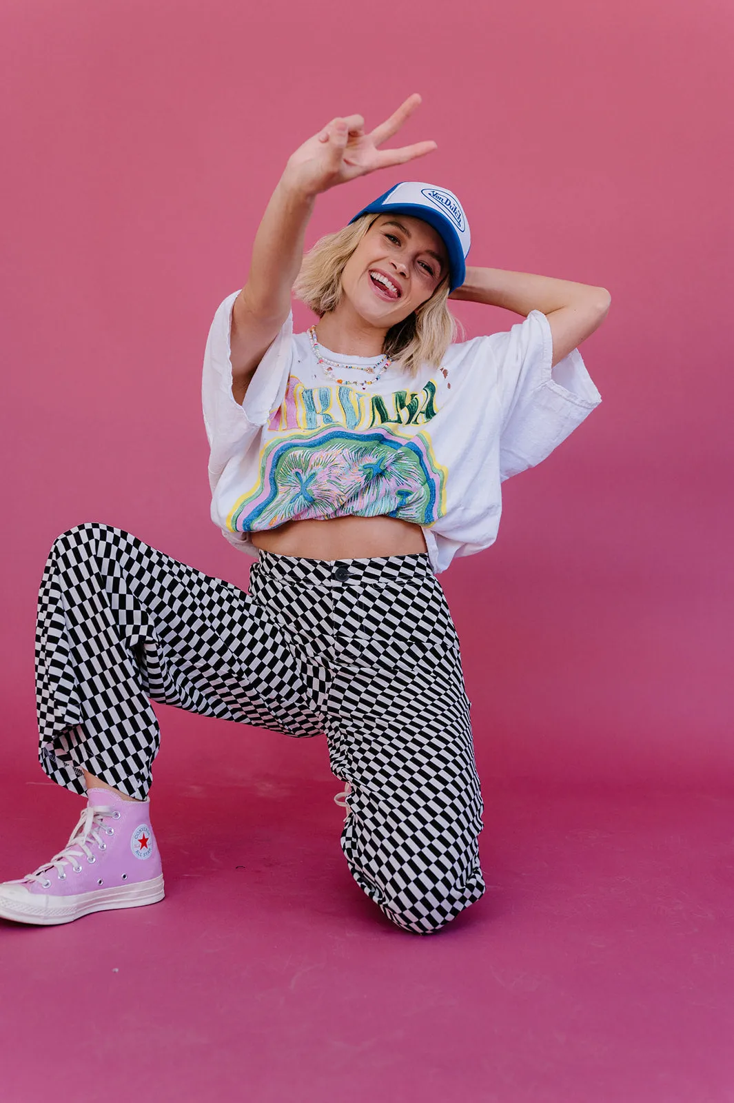 With The Band Checkered Pant *RESTOCKED*