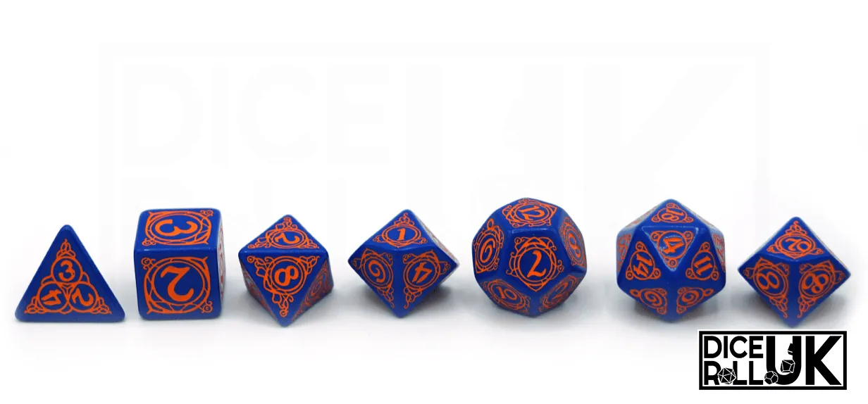 Wizard Dice - Blue & Orange