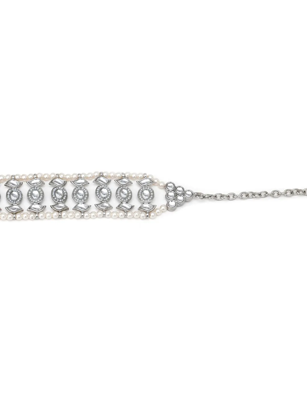 Women Silver-Toned Embellished Hairband