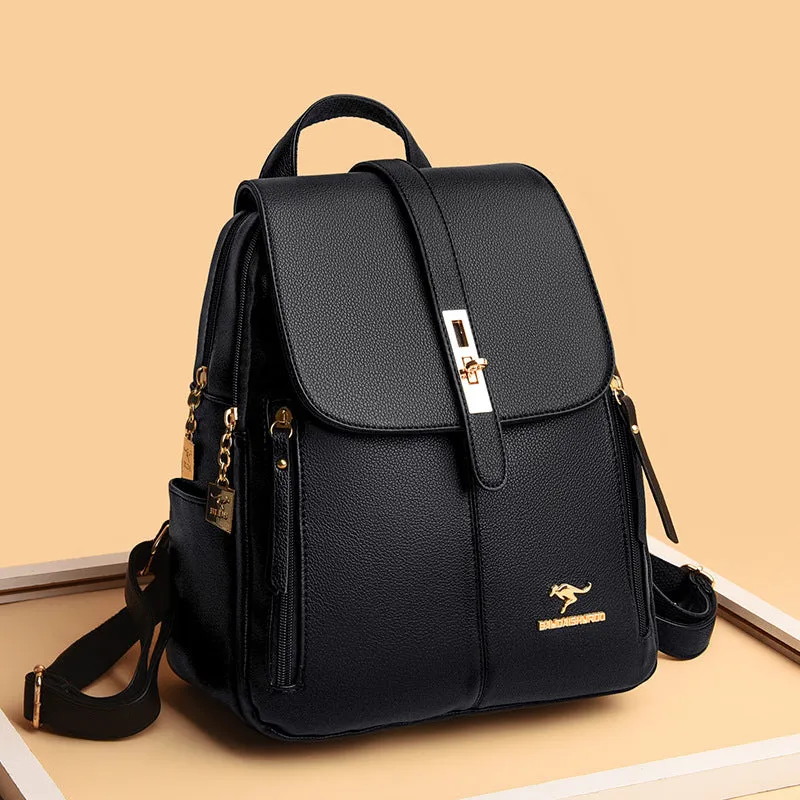 Women's Large Capacity Fashionable Simple Retro Bags