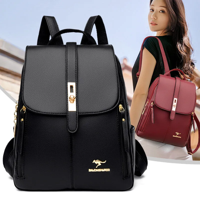 Women's Large Capacity Fashionable Simple Retro Bags