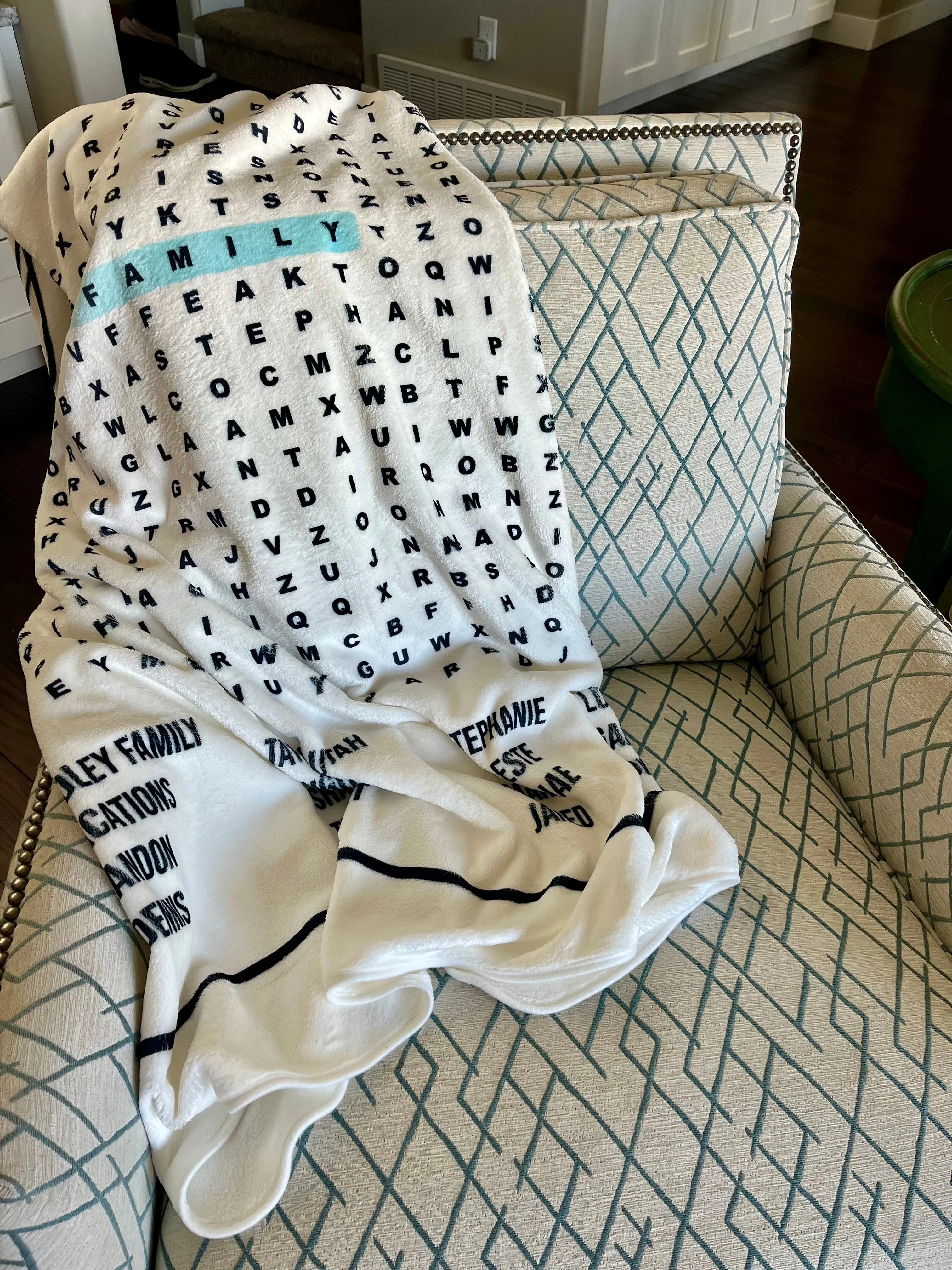 Word Search Blanket