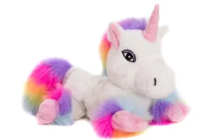 Wärmetier Einhorn Wärmflasche Kuscheltier White Rainbow Habibi Plush