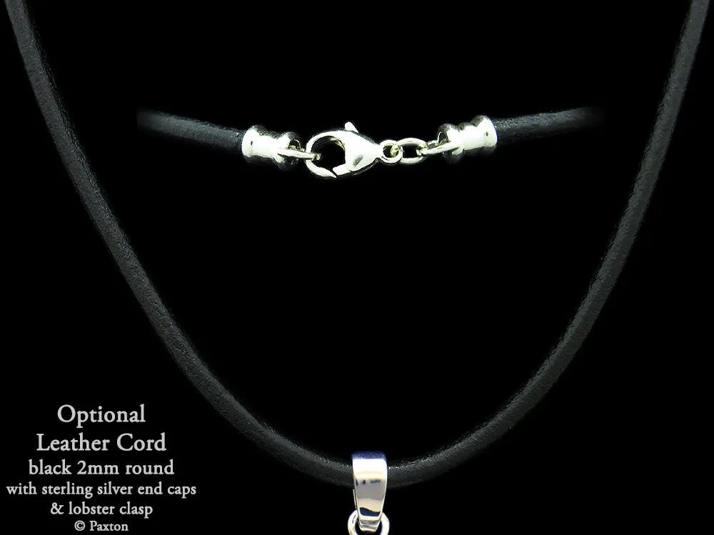 Yin Yang Charm Necklace Sterling Silver