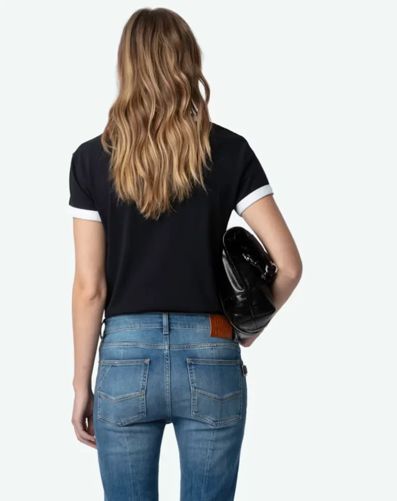 Zadig & Voltaire - Walk Diamante Insignia T-Shirt - Noir