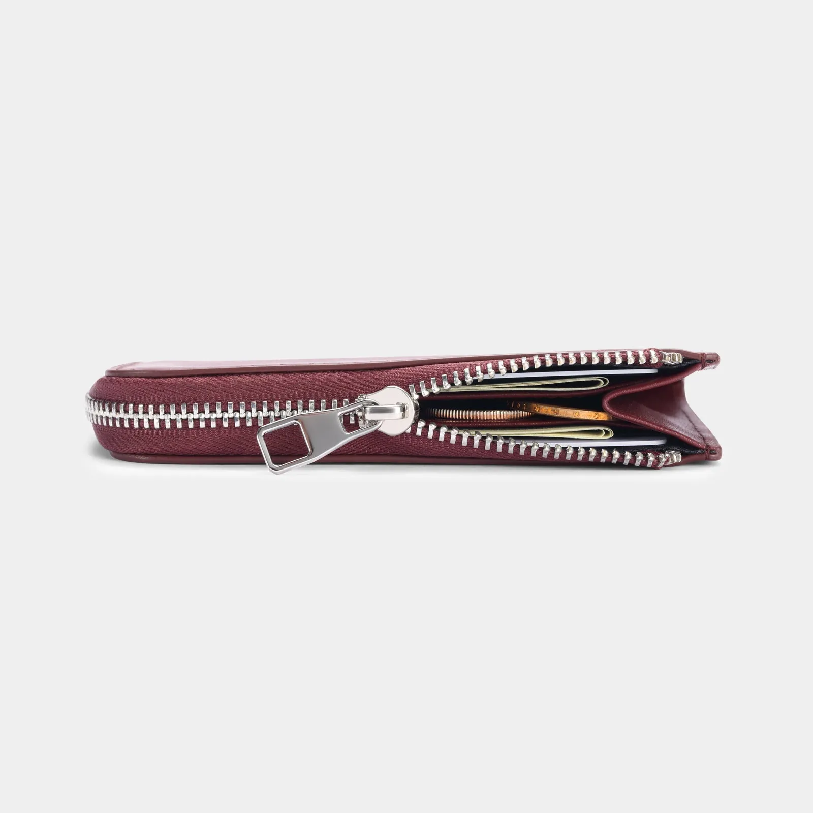Zippered Slim Wallet