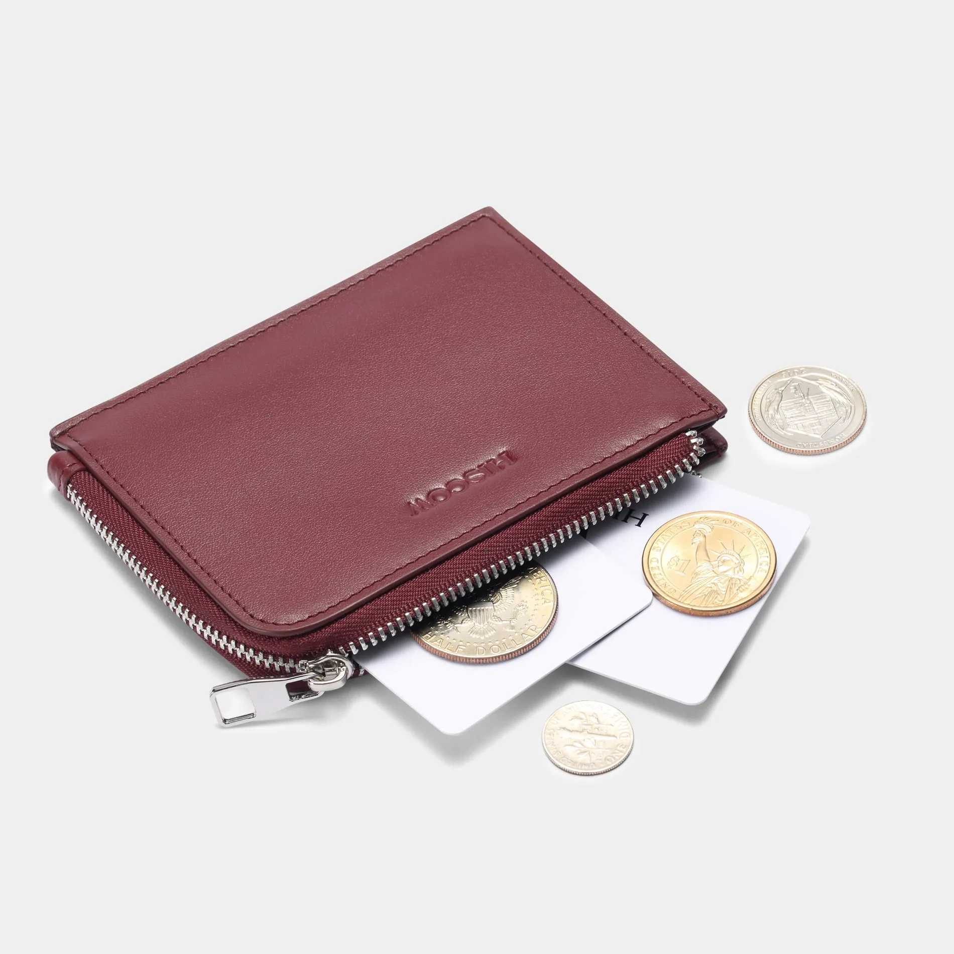 Zippered Slim Wallet